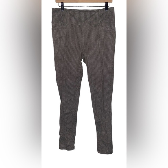 Athleta Metro Criss Cross Ankle Leggings High Waist Workout‎ Athletic Women L - Picture 1 of 11